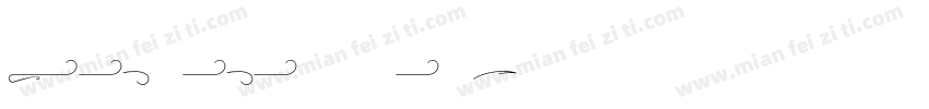 Cantana Swash字体转换